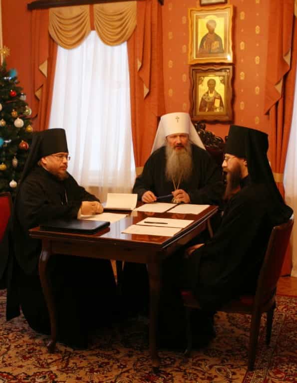 Состоялся Архиерейский совет Вятской Митрополии