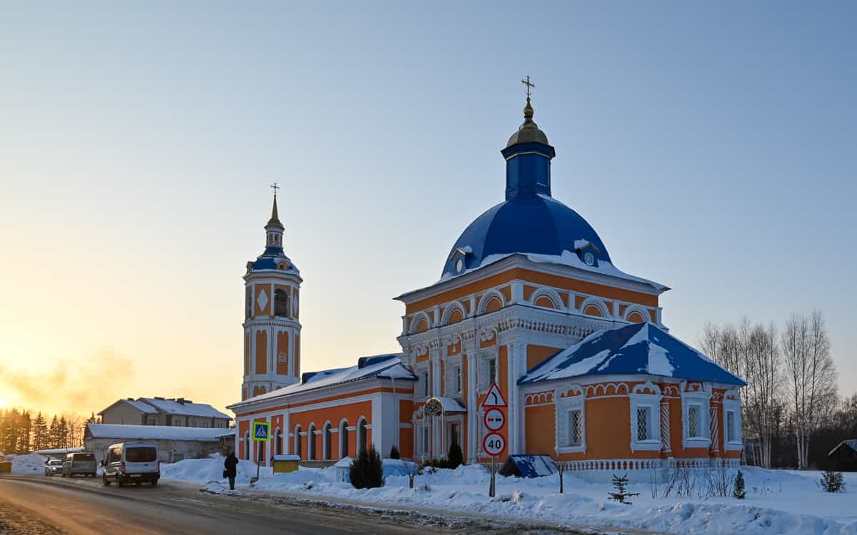 Всенощное бдение в Знаменской церкви