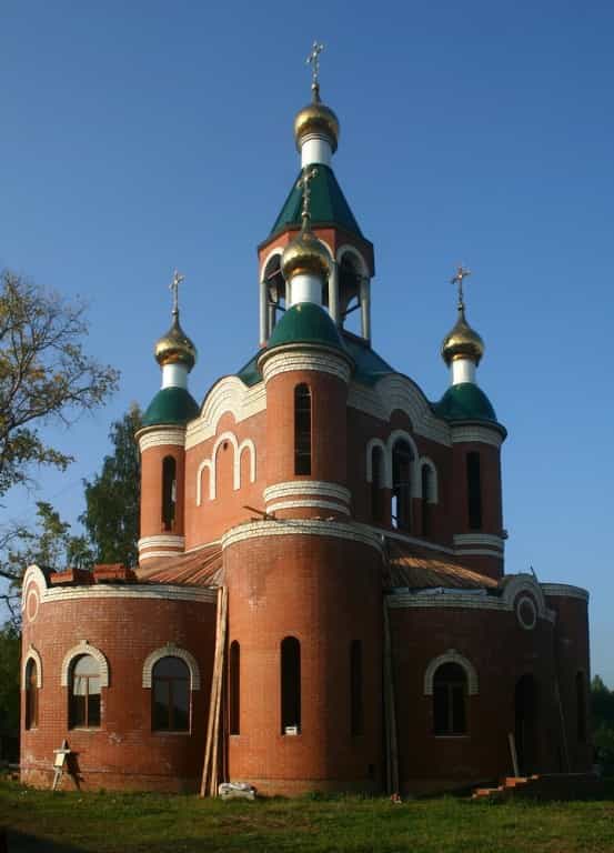 Первая Литургия в храме в честь святого князя Александра Невского