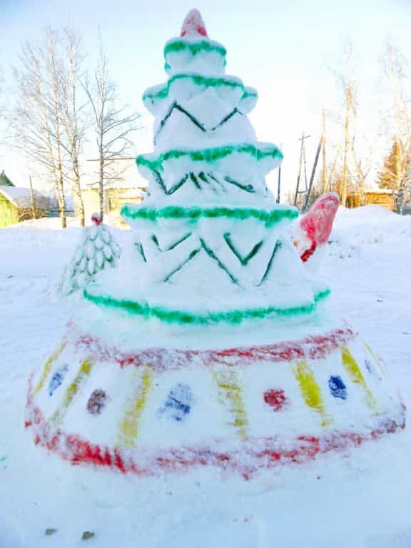 «Рождественская елка» Троицкого храма села Среднеивкино