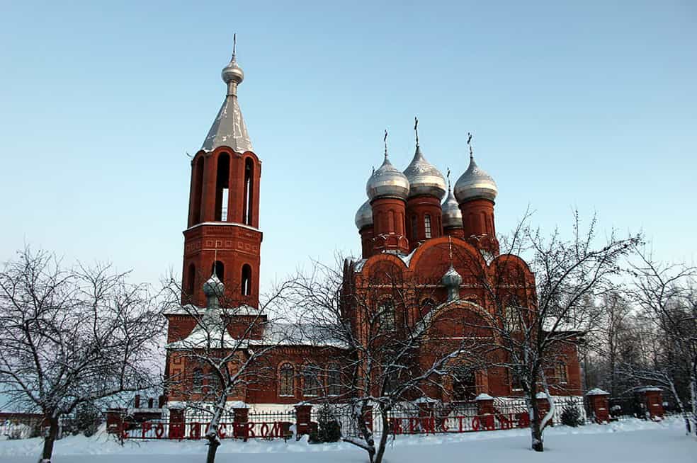 Торжественное рождественское богослужение в Всехсвятском соборе города Кирово-Чепецка
