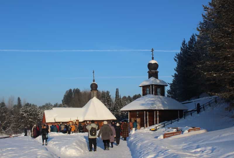 Праздник Богоявления в Великорецком подворье Свято-Трифонова мужского монастыря