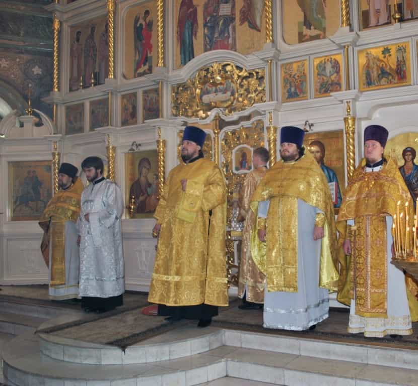 Архиерейское Богослужение в престольный праздник церкви Иоанна Предтечи