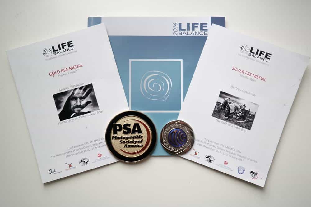 Фотографии протоиерея Андрея Рассанова отмечены Золотой медалью PSA