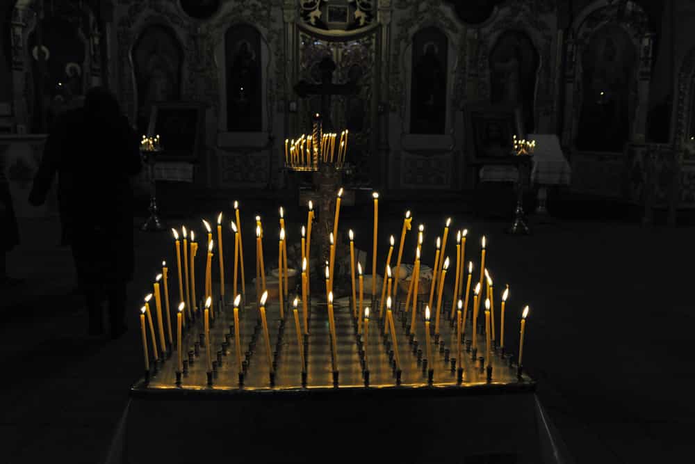 Митрополит Марк совершил панихиду в Успенском соборе города Советска