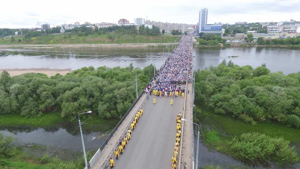 Великорецкий крестный ход — 2016. Фоторепортаж от МЧС: виды с высоты
