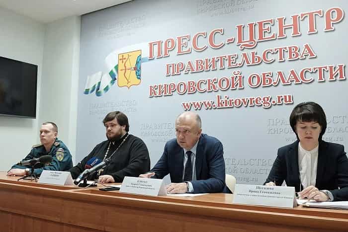 Секретарь Вятской епархии иерей Виталий Лапшин принял участие в пресс-конференции, посвященной подготовке и проведению Великорецкого крестного хода