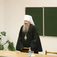 Состоялась встреча Митрополита Вятского и Слободского Марка со студентами ВГГУ
