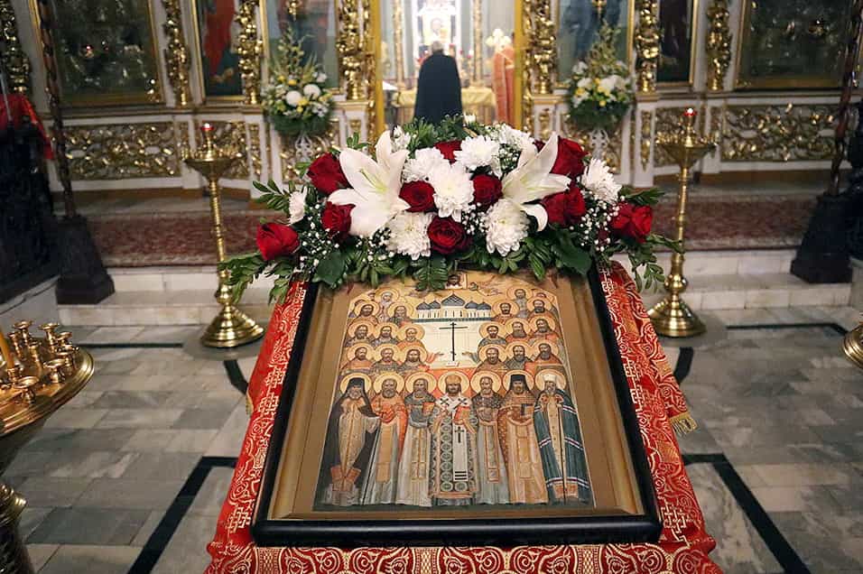 Празднование Собора новомучеников и исповедников Вятской Митрополии в Свято-Успенском кафедральном соборе