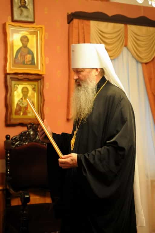 Состоялась рабочая встреча митрополита Марка и начальника ГУ МЧС по Кировской области Михаила Лихачева