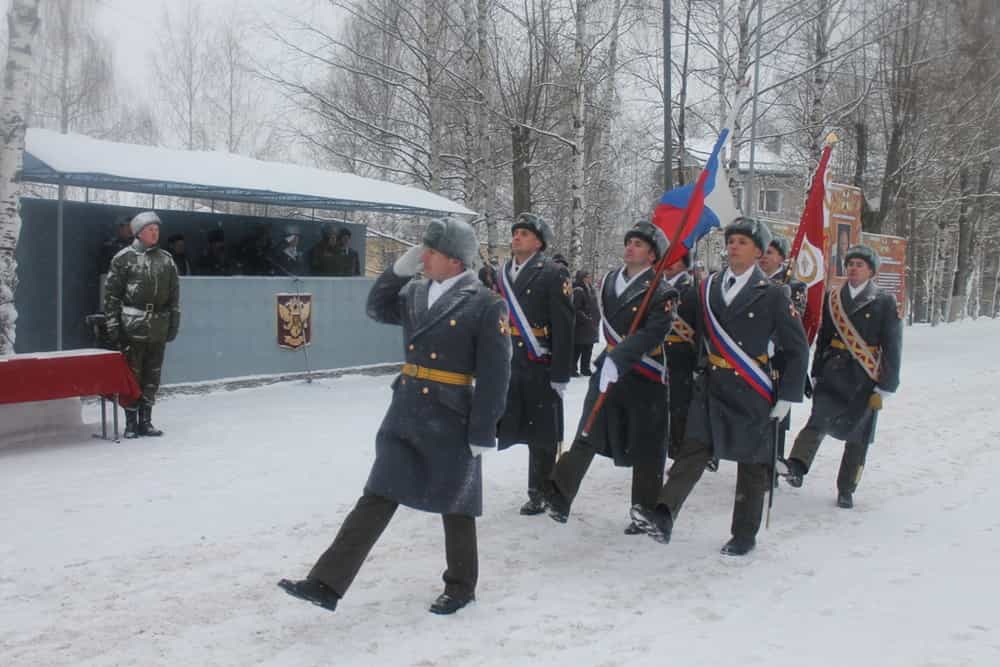 Священник поздравил военных с принесением присяги