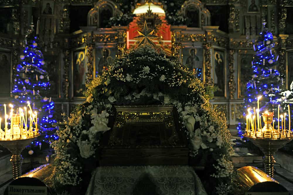 В праздник Рождества Христова митрополит Марк совершил Божественную литургию в Успенском кафедральном соборе Трифонова монастыря в Кирове