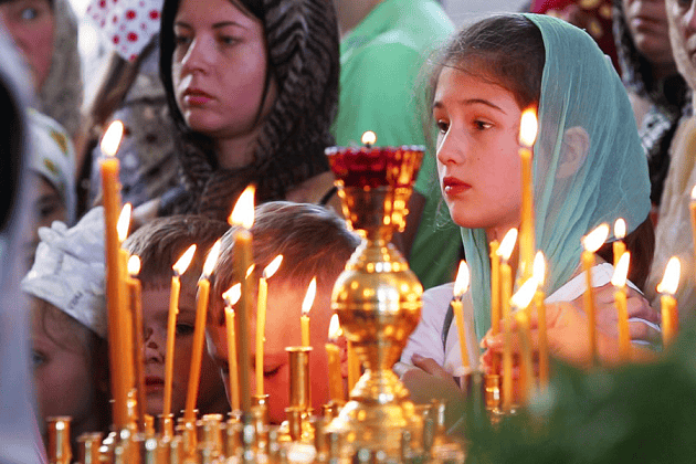 Как молиться в церкви во время Литургии