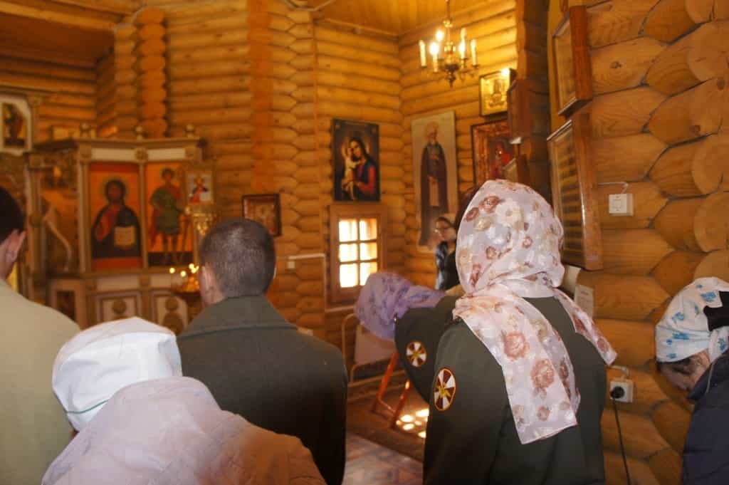 В День памяти святого Георгия Победоносца в войсковой части №7487 состоялась Божественная Литургия