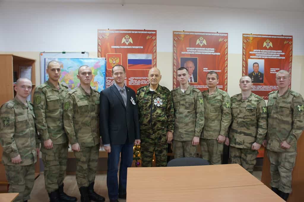 Поздравление воинов с наступившим новолетием и Рождеством Христовым