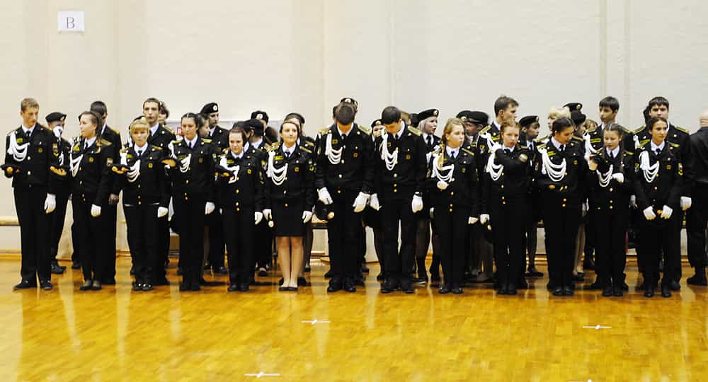 Кадеты получили благословение игумена Корнилия