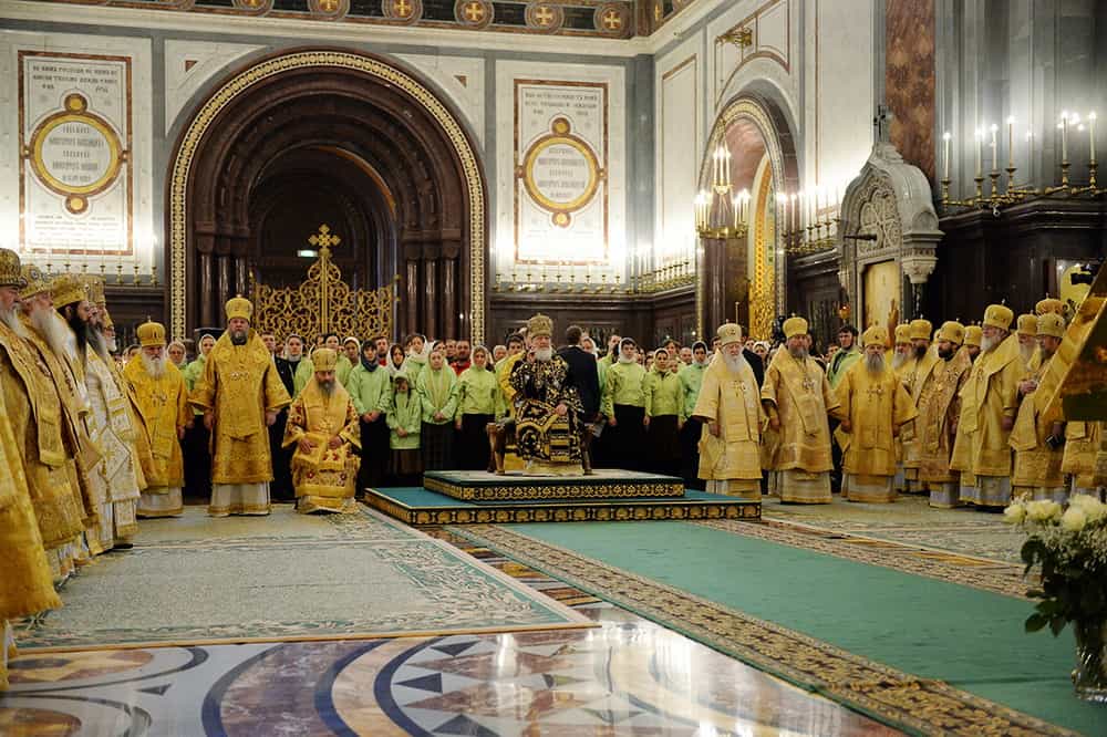 Митрополит Марк принял участие в торжествах по случаю седьмой годовщины интронизации Святейшего Патриарха Кирилла