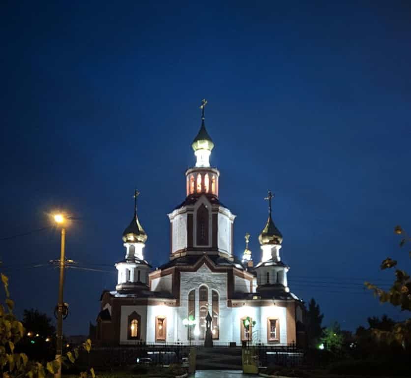 Всенощное бдение архиерейским чином накануне праздника Покрова Пресвятой Богородицы в храме святых мучениц Веры, Надежды, Любови и матери их Софии