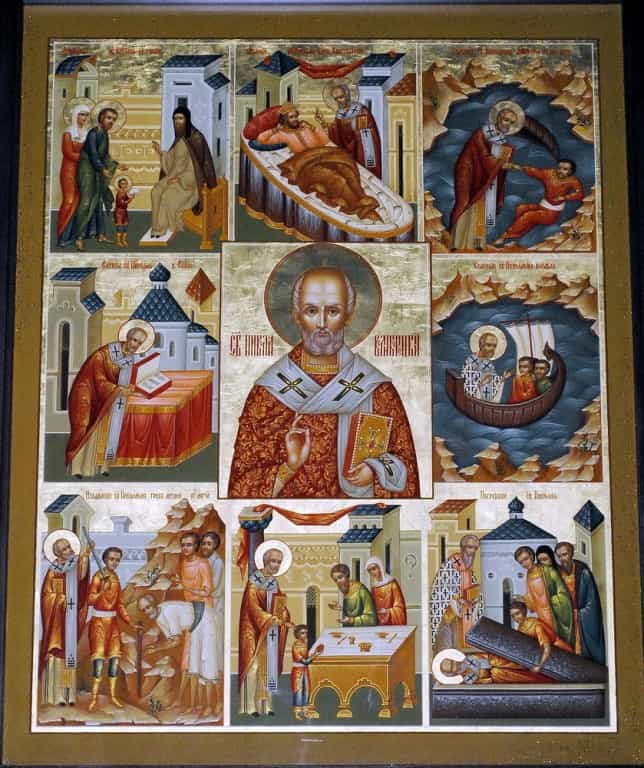 Великорецкий образ Николая Чудотворца с частицей его святых мощей по воде прибывает в г.Кирово-Чепецк