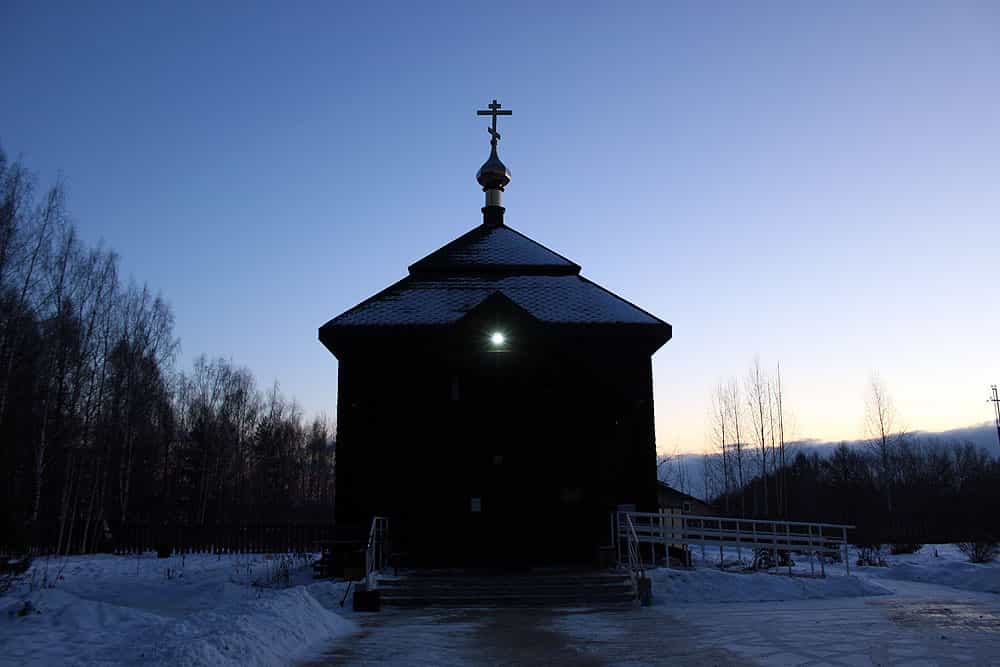 Торжественное богослужение в храме святого блаженного Прокопия Вятского города Кирова