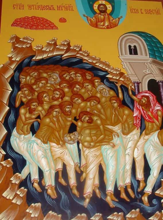 22 марта день памяти святых 40 мучеников Севастийских