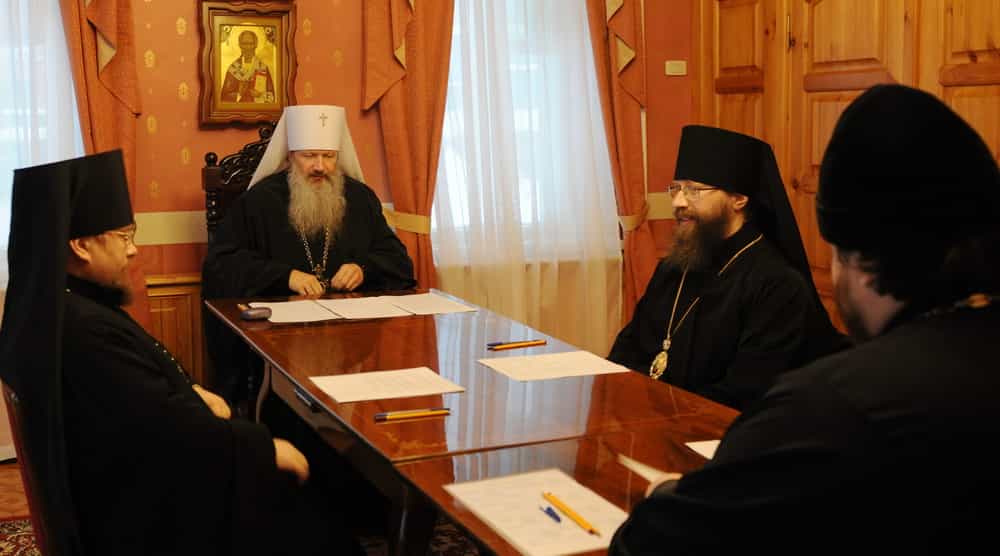 Состоялся архиерейский совет Вятской Митрополии