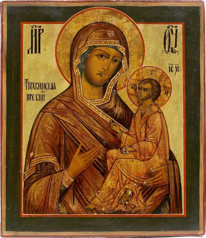 9 июля — празднование Тих­вин­ской ико­ны Бо­жи­ей Ма­те­ри