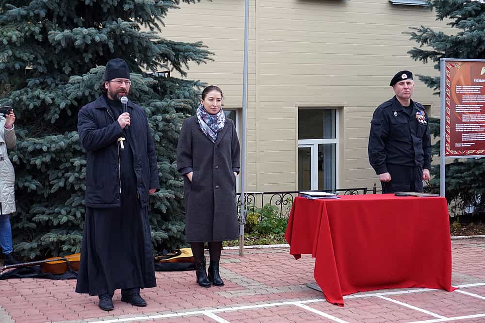 Руководитель Миссионерского отдела Вятской епархии иерей Петр Машковцев принял участие в торжественной церемонии посвящения в кадеты