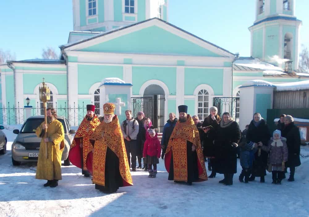 Встреча иконы святого великомученика Георгия Победоносца в Кукарском благочинии