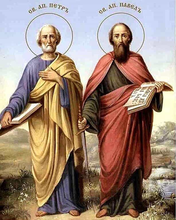 12 июля – празднование памяти святых Петра и Павла