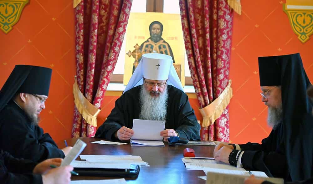 Состоялся Архиерейский совет Вятской Митрополии