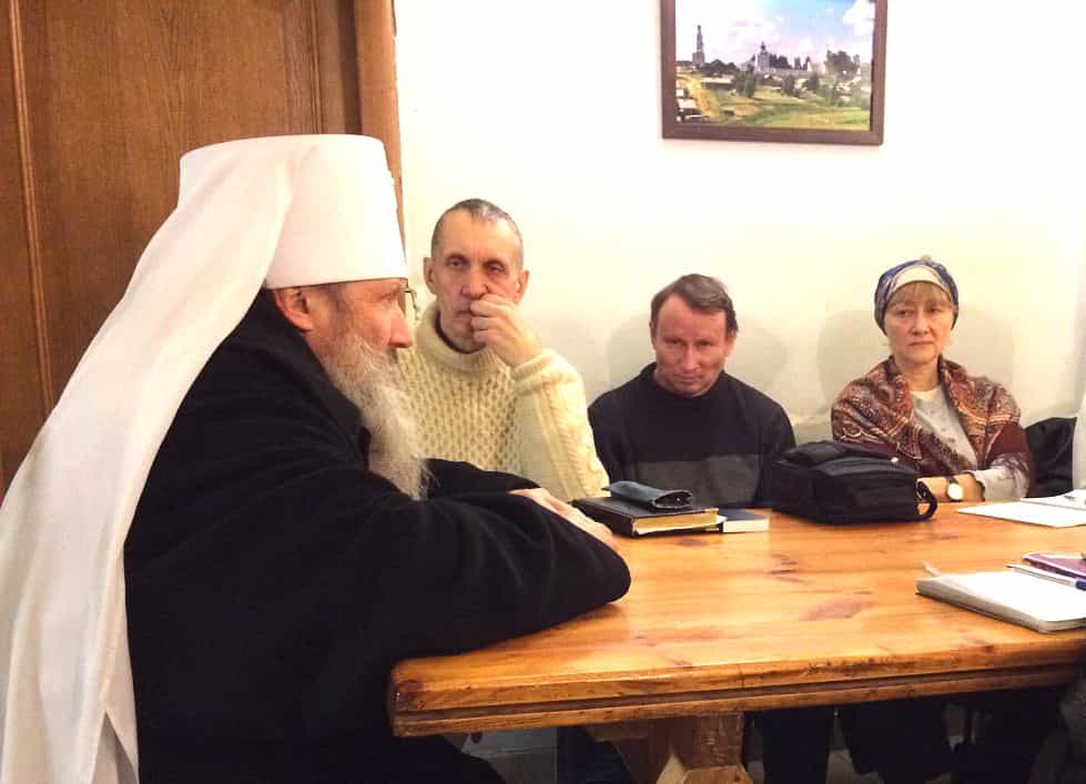Митрополит Марк провел урок на Богословских курсах