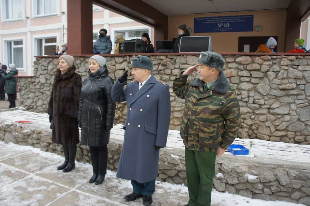 Кадетская присяга в школе № 10 города Кирова