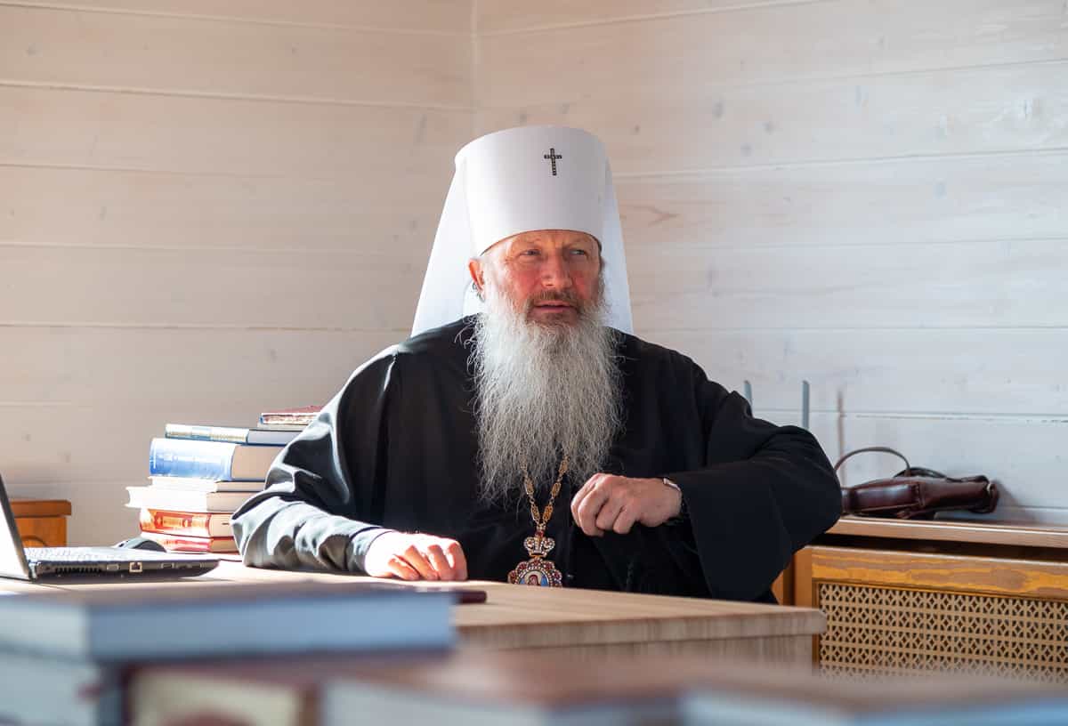 Встреча митрополита Марка с учащимися Вятского Духовного училища