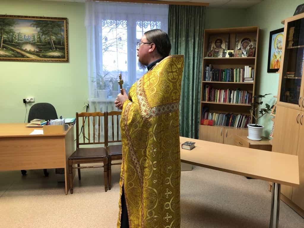 Пациентам Подлевского психоневрологического интерната рассказали о празднике Введение во храм Пресвятой Богородицы