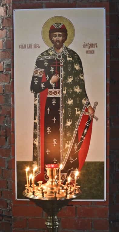 Престольный праздник в новом храме в честь святого благоверного князя Александра Невского