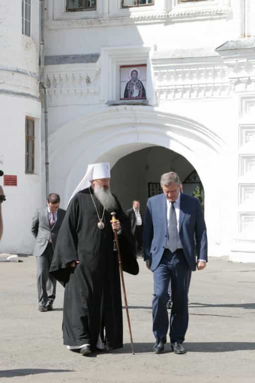 Митрополит Марк принял врио губернатора Игоря Васильева