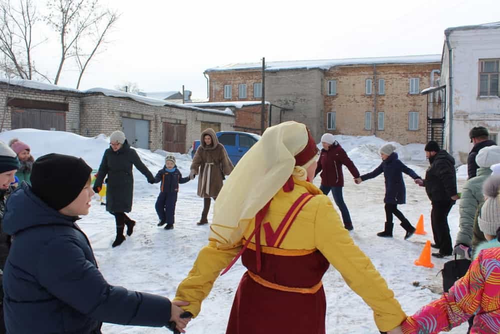 Праздник масленицы в воскресной школе Успенского собора Кукарского благочиния