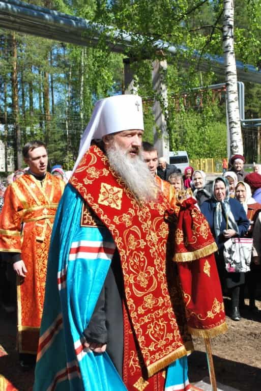 Праздничный молебен в поселке Мирный