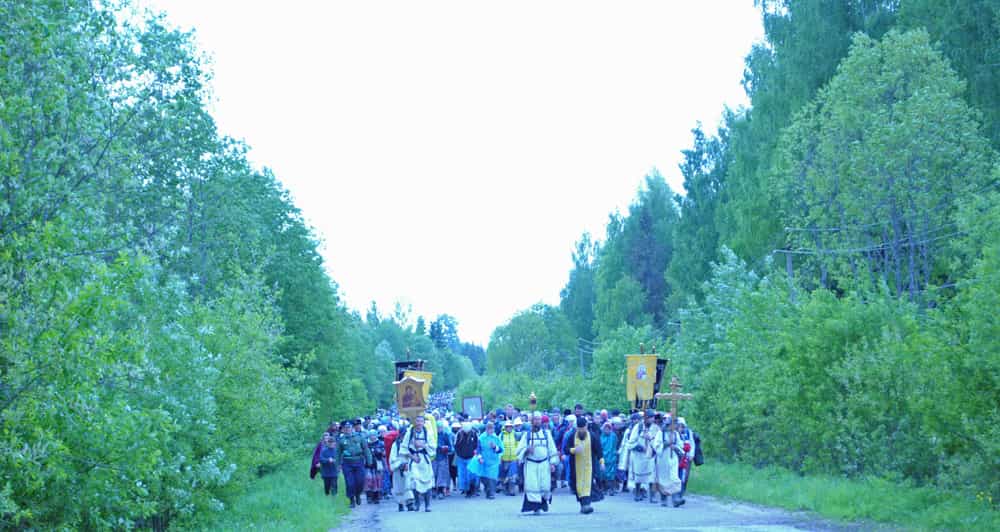 Третий день пути Великорецкого крестного хода
