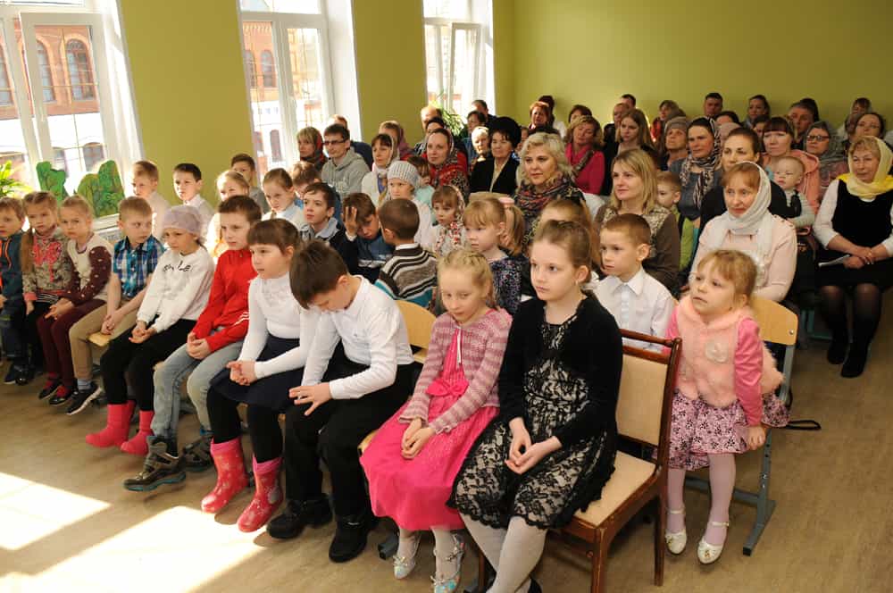 Праздник Светлого Христова Воскресения в воскресной школе при Всехсвятском храме города Кирово-Чепецка