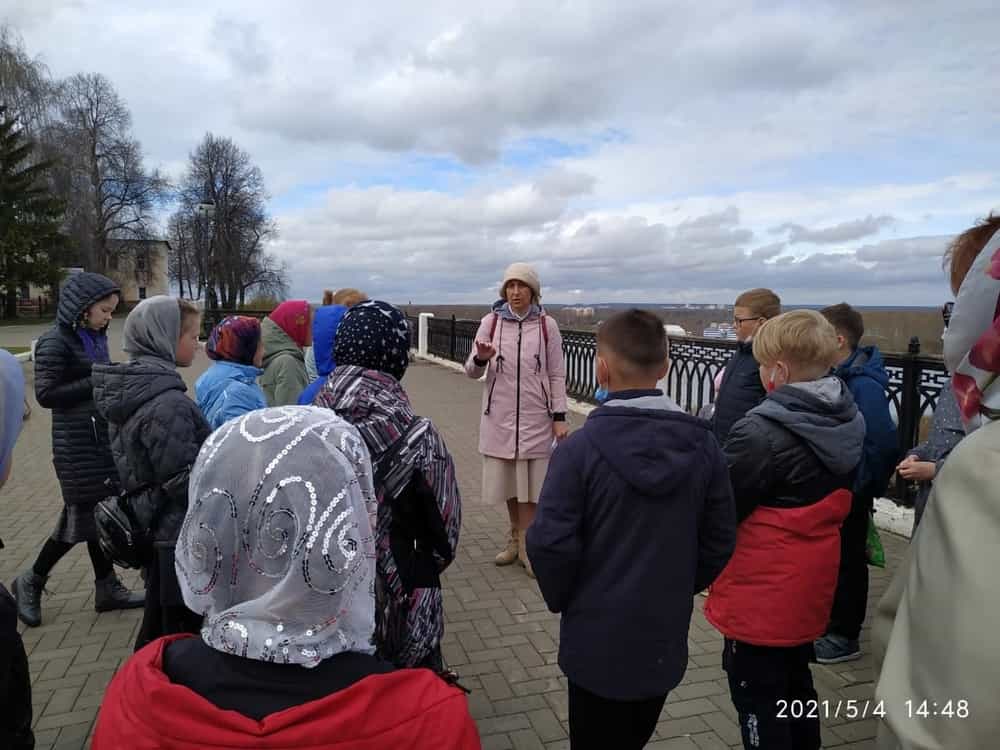 Ребята из села Адышево посетили храмы города Кирова