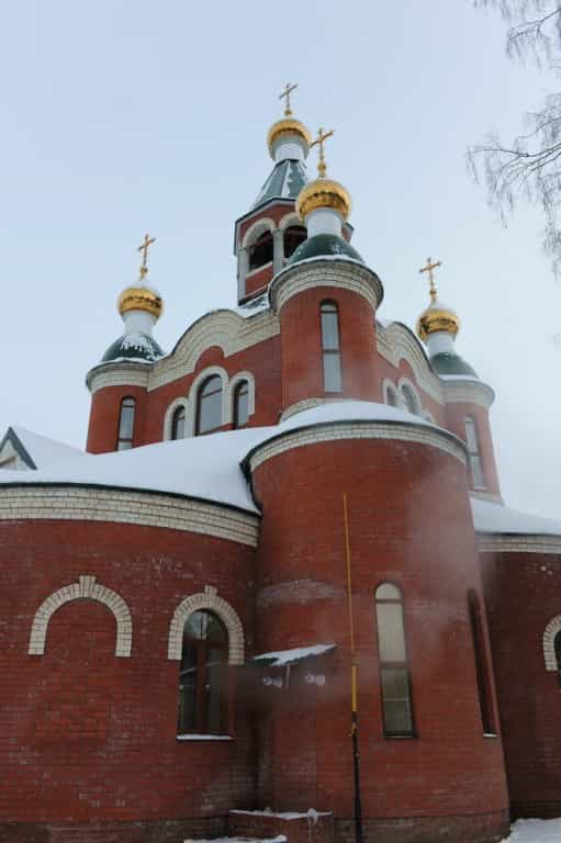 Митрополит Вятский и Слободской Марк возглавил Божественную литургию в строящемся храме святого благоверного князя Александра Невского города Кирово-Чепецка