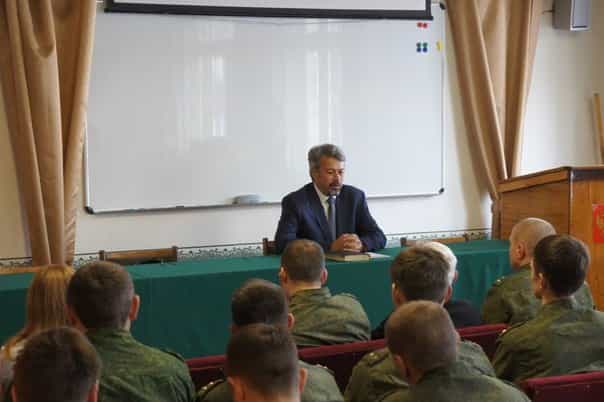 Встреча А.И. Солодкова с военнослужащими