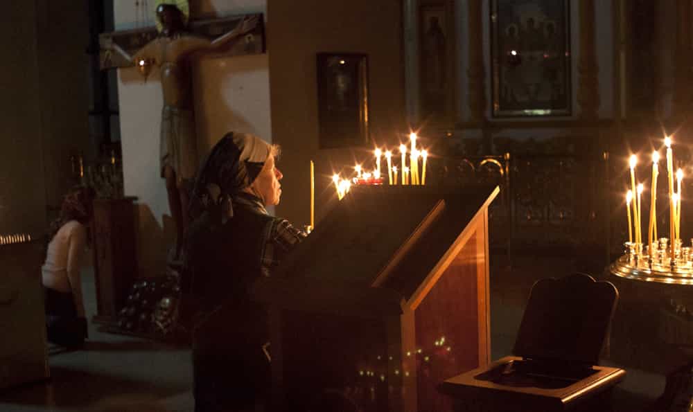 Чтение Великого покаянного канона прп. Андрея Критского в Всехсвятском храме г. Кирово-Чепецка