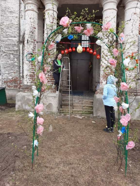 «Пасхальные украшения» — проект учащихся школы в селе Среднеивкино