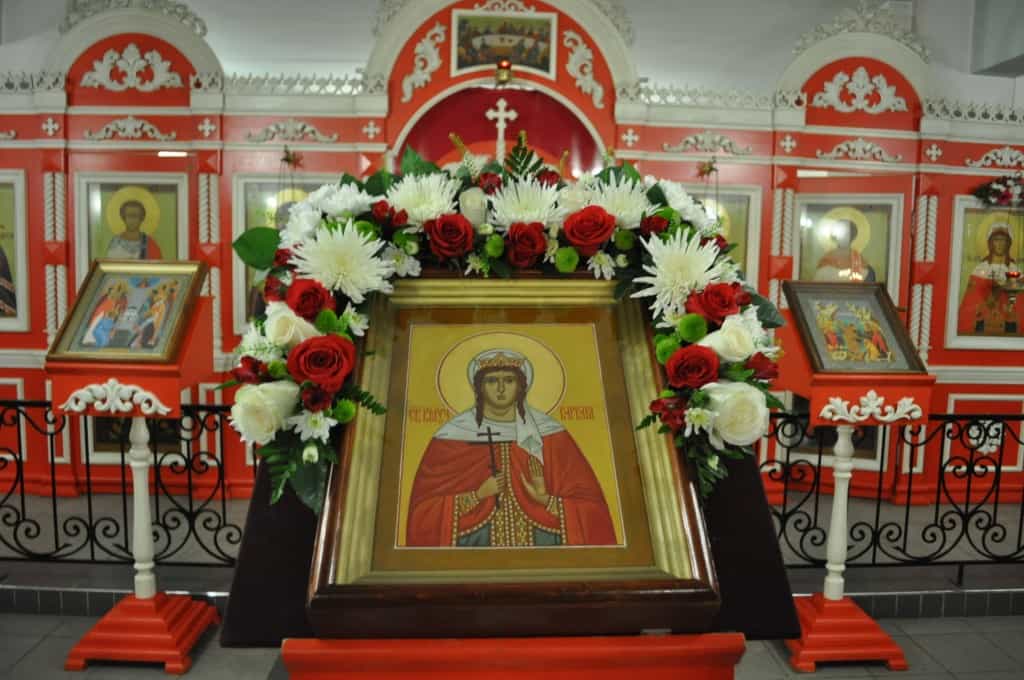 Память святой великомученицы Варвары. Престольный праздник Пантелеимонова храма г. Кирова
