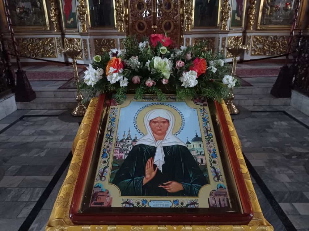 В храмах Вятской Епархии совершились молебны святой Матроне Московской