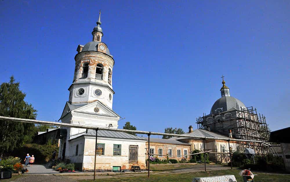 Торжественное богослужение в праздник Преображения Господня в Преображенском храме поселка Первомайский