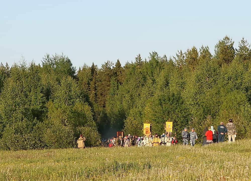 Паломники Великорецкого крестного хода достигли с. Монастырское